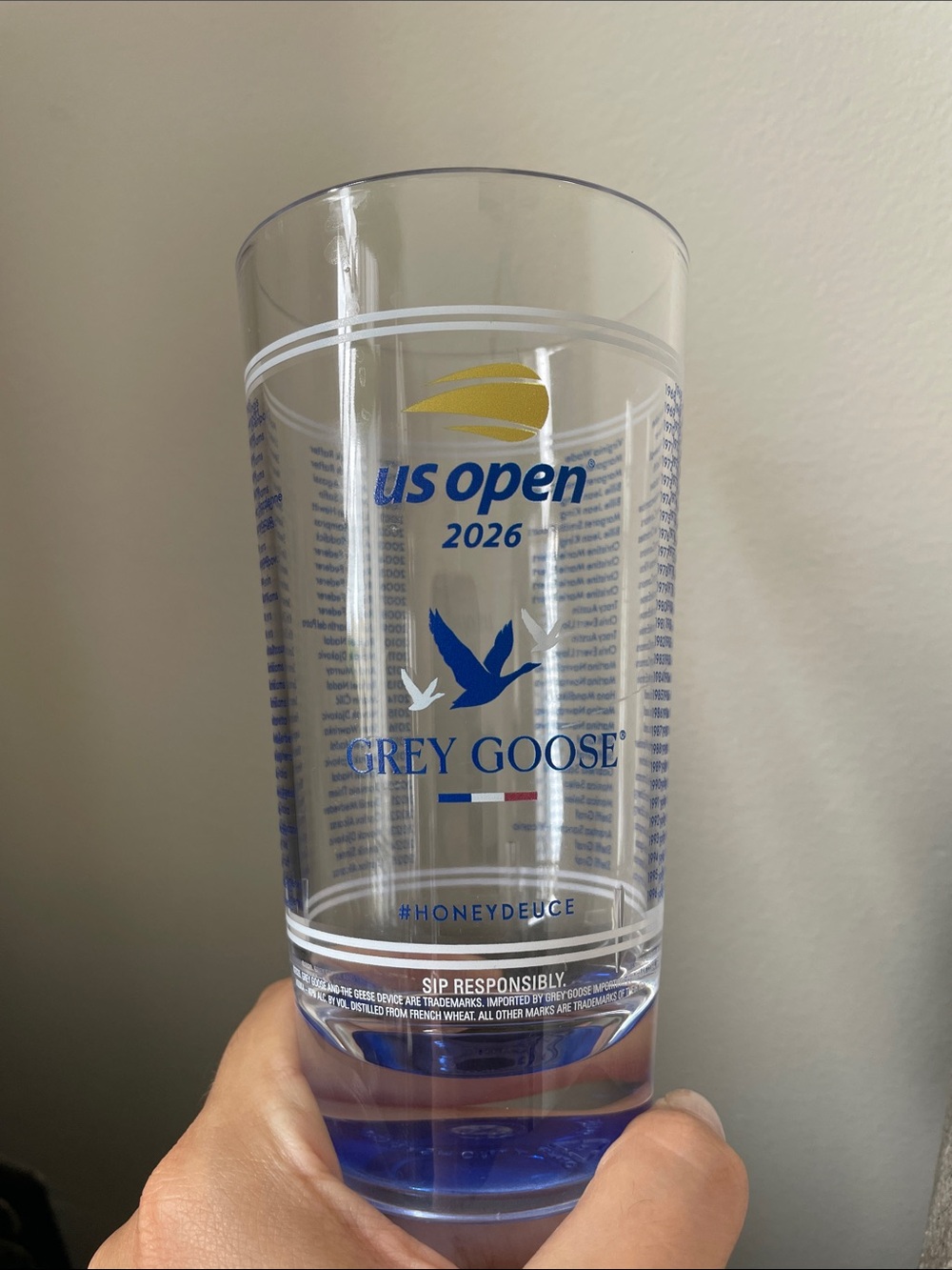 US Open 2026 Grey Goose Honey Deuce Souvenir Cup - Set of 2 - Picture 2 of 4